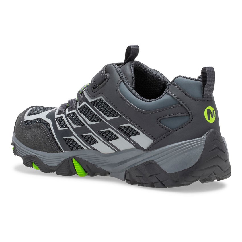 Basket Merrell Moab FST Low A/C Waterproof Grise Foncé Enfant | Q.Q.CNJJ